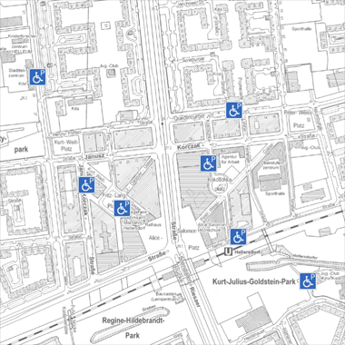 Vorschaugrafik zu Datensatz 'Behindertenparkplätze - [WMS]'