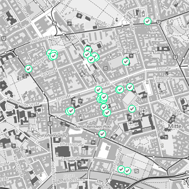 Vorschaugrafik zu Datensatz 'Fahrradabstellanlagen (seit 2021) - [WMS]'