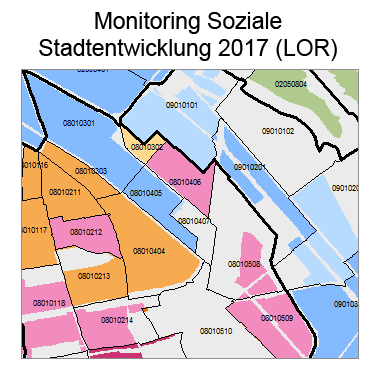 Vorschaugrafik zu Datensatz 'Monitoring Soziale Stadtentwicklung (MSS) 2017 - [WMS]'