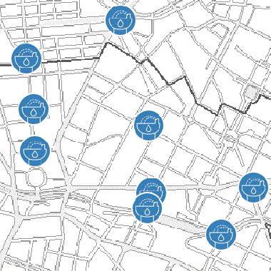Vorschaugrafik zu Datensatz 'Trinkwasserbrunnen - [WMS]'