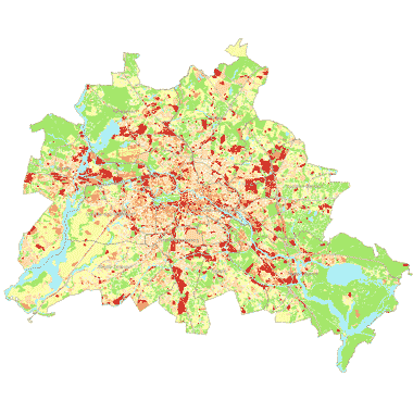Vorschaugrafik zu Datensatz 'Austauschhäufigkeit des Bodenwassers 2005 (Umweltatlas) - [WMS]'