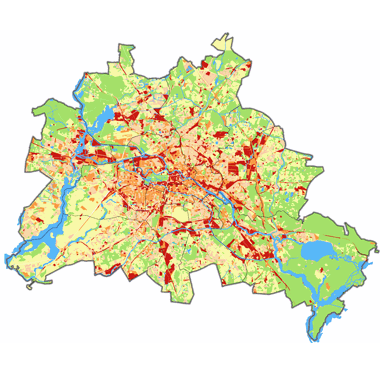 Vorschaugrafik zu Datensatz 'Austauschhäufigkeit des Bodenwassers 2015 (Umweltatlas) - [WMS]'