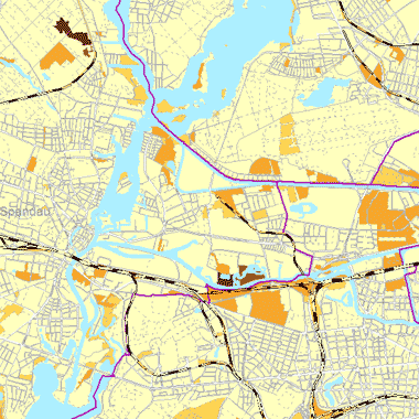 Vorschaugrafik zu Datensatz 'Organischer Kohlenstoffvorrat der Böden 2010 (Umweltatlas) - [WMS]'