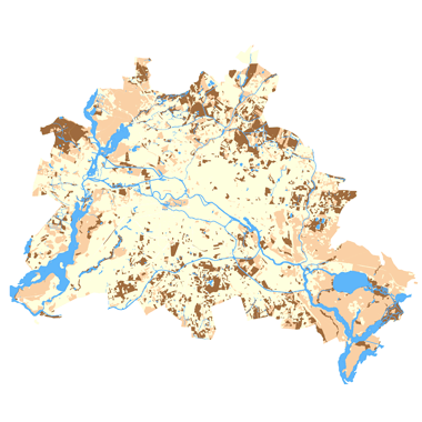 Vorschaugrafik zu Datensatz 'Leistungsfähigkeit der Böden 2015 (Umweltatlas) - [WMS]'