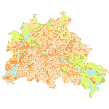 Vorschaugrafik zu Datensatz 'Nutzbare Feldkapazität der Böden für Flachwurzler 2005 (Umweltatlas) - [WMS]'