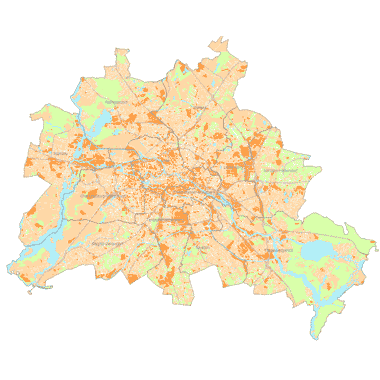 Vorschaugrafik zu Datensatz 'Nutzbare Feldkapazität der Böden des effektiven Wurzelraumes 2010 (Umweltatlas) - [WMS]'