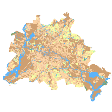 Vorschaugrafik zu Datensatz 'Nährstoffspeicher- / Schadstoffbindungsvermögen der Böden 2015 (Umweltatlas) - [WMS]'