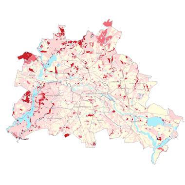 Vorschaugrafik zu Datensatz 'Regionale Seltenheit der Bodengesellschaften 2010 (Umweltatlas) - [WMS]'