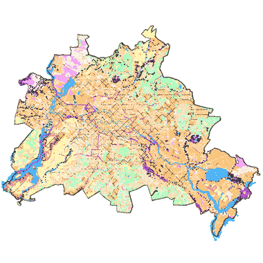 Vorschaugrafik zu Datensatz 'Bodenarten 1990 (Umweltatlas) - [WMS]'
