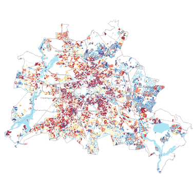 Vorschaugrafik zu Datensatz 'Gebäudealter der Wohnbebauung  (Umweltatlas) - [WMS]'