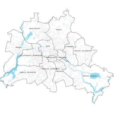 Vorschaugrafik zu Datensatz 'Luftreinhalteplan 2018-2025 - Szenarien zur NO2-Konzentration im Straßenraum 2020 (Umweltatlas) - [WMS]'
