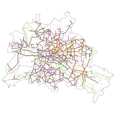 Vorschaugrafik zu Datensatz 'ÖPNV-Vorrangnetz - [WMS]'