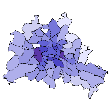 Vorschaugrafik zu Datensatz 'Wohnatlas Berlin - Umgewandelte Wohnungen pro 1.000 Wohnungen (5-Jahreszeitraum) - [WMS]'