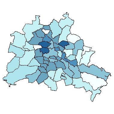 Vorschaugrafik zu Datensatz 'Wohnatlas Berlin - Umgewandelte Wohnungen pro 1.000 Wohnungen - [WMS]'