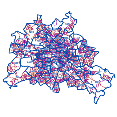 Vorschaugrafik zu Datensatz 'Wahlgebiete für die Wahl zum 20. Abgeordnetenhaus von Berlin 2026 - [WMS]'